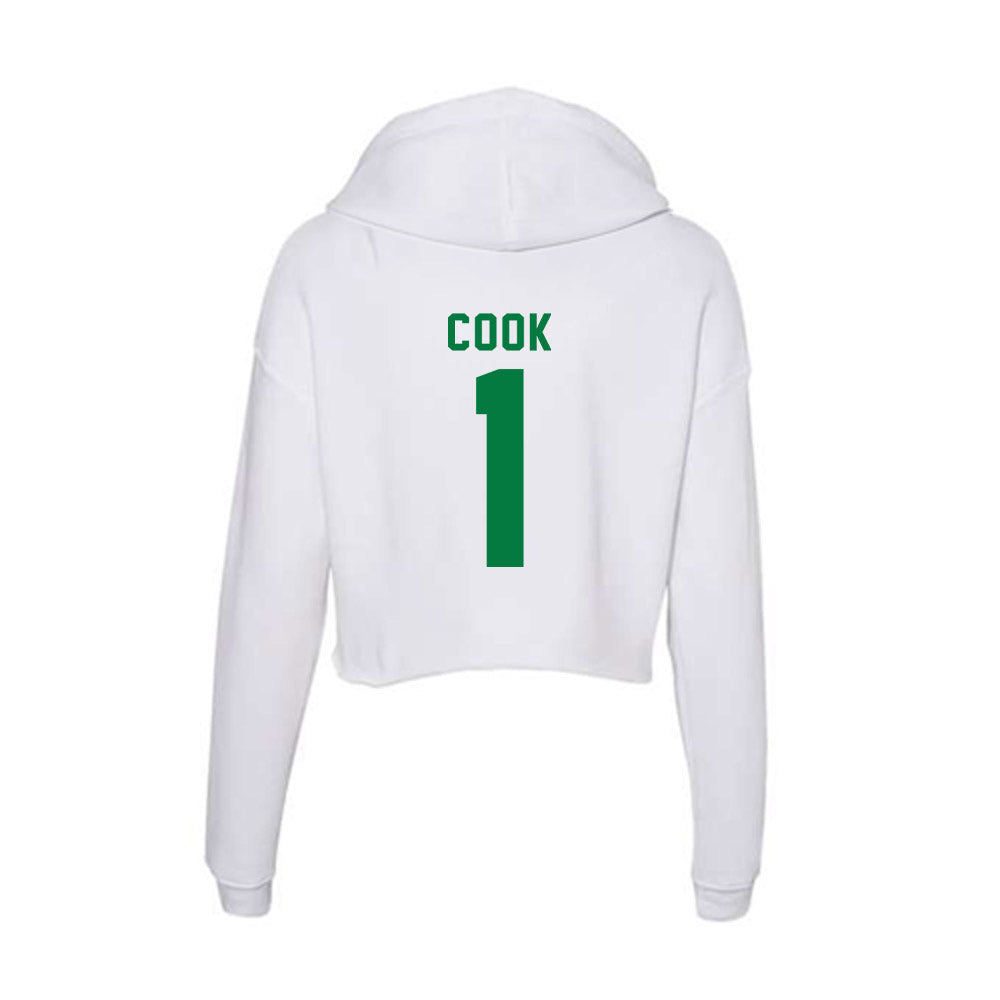 OKBU - NCAA Softball : Kaley Cook - Women's Crop Fleece Hoodie-1