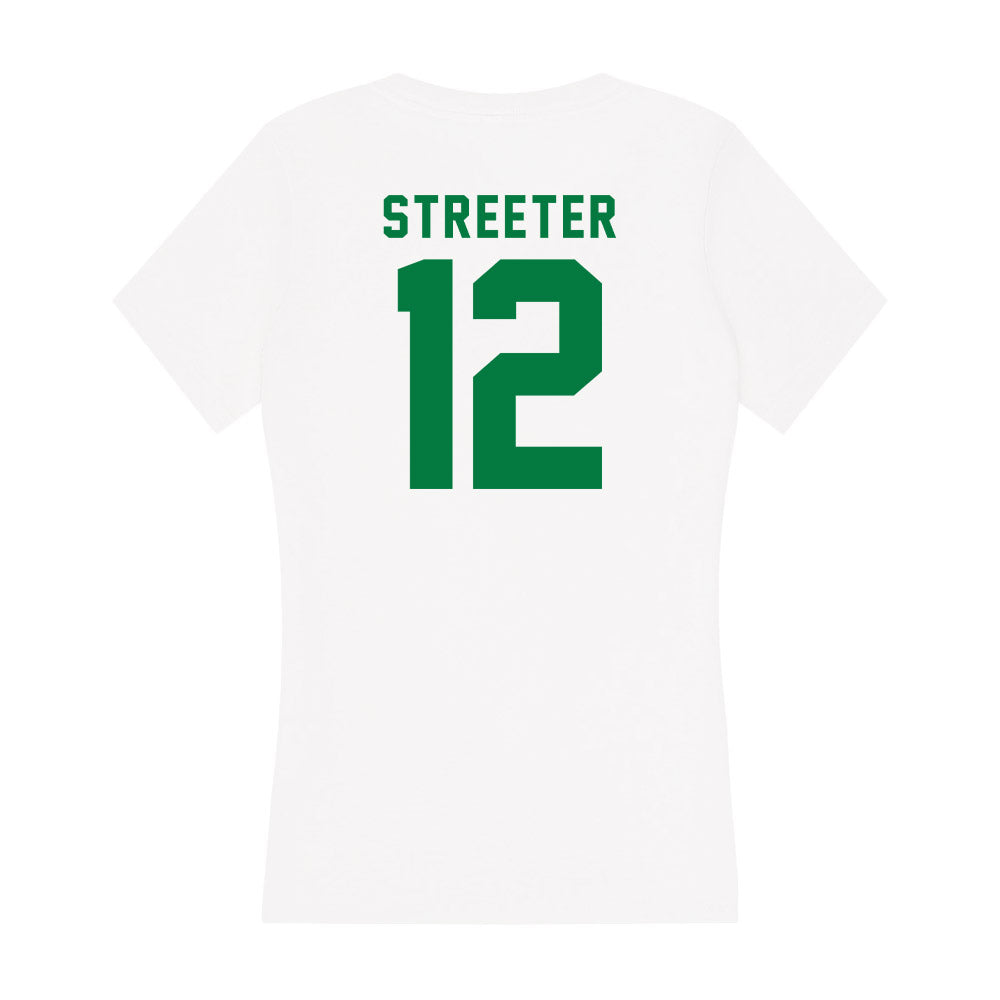 OKBU - NCAA Football : Seth Streeter - Women's V-Neck T-Shirt-1