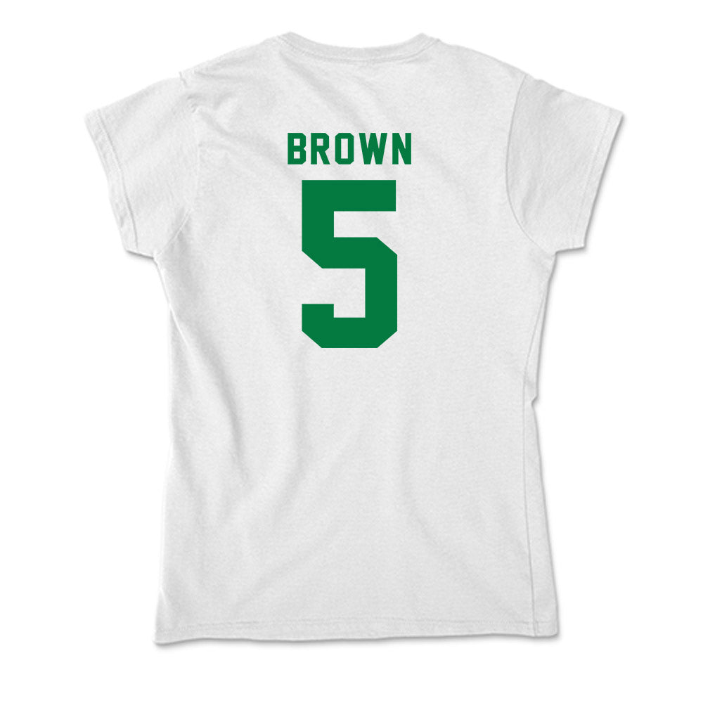 OKBU - NCAA Men's Basketball : Ricky Brown - Soft Style Women’s T-Shirt-1