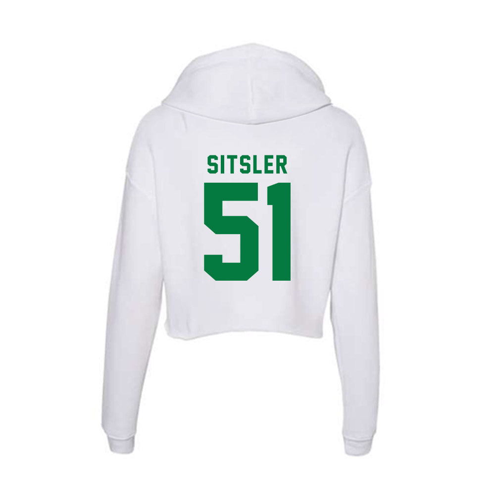 OKBU - NCAA Football : Jacob Sitsler - Women's Crop Fleece Hoodie-1