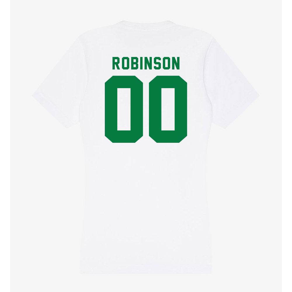 OKBU - NCAA Football : Beckham Robinson - Women's V-Neck T-Shirt-1