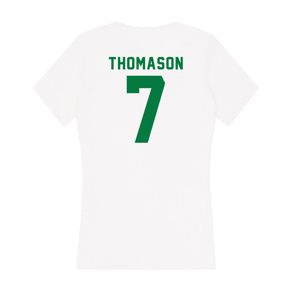 OKBU - NCAA Football : Jason Thomason - Women's V-Neck T-Shirt-1