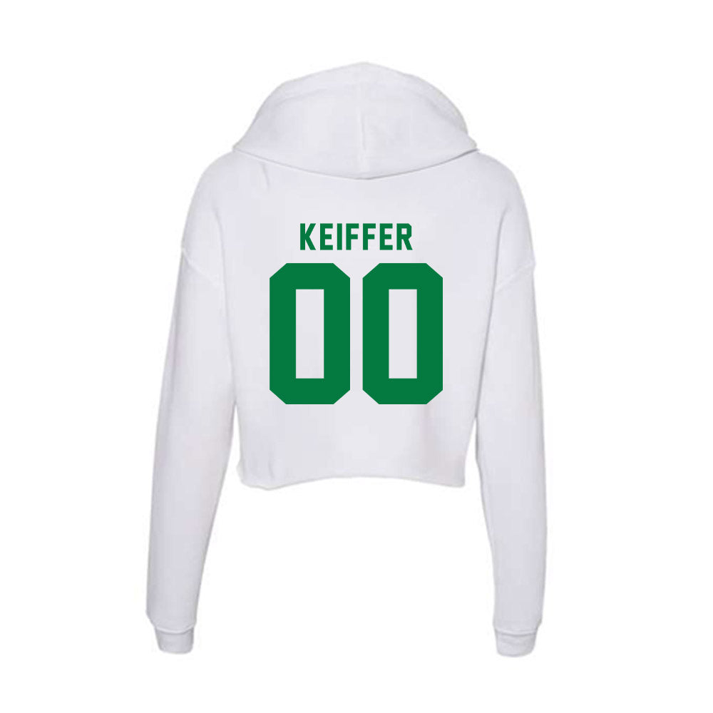 OKBU - NCAA Football : Nathan Keiffer - Women's Crop Fleece Hoodie-1