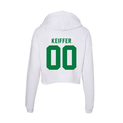 OKBU - NCAA Football : Nathan Keiffer - Women's Crop Fleece Hoodie-1