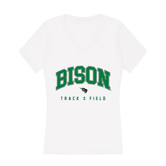 OKBU - NCAA Women's Track & Field : Mary Mckey - Women's V-Neck T-Shirt-0