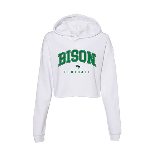 OKBU - NCAA Football : Nick Nabavi - Women's Crop Fleece Hoodie-0