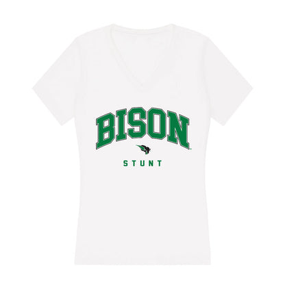 OKBU - NCAA Stunt : Emma Howell - Women's V-Neck T-Shirt-0