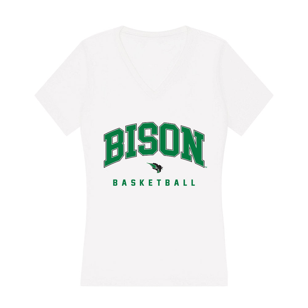 OKBU - NCAA Women's Basketball : Aubrey Marjason - Women's V-Neck T-Shirt-0