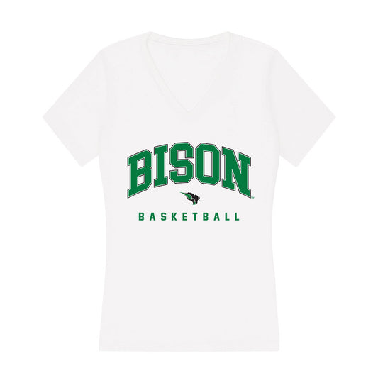 OKBU - NCAA Women's Basketball : Jaedyn Getman - Women's V-Neck T-Shirt-0
