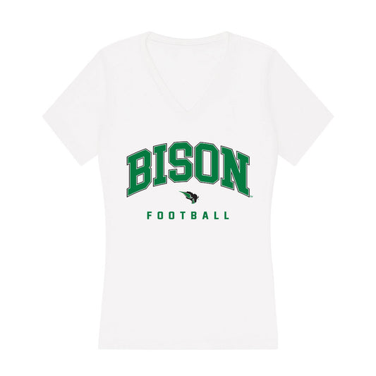 OKBU - NCAA Football : Carter Falling - Women's V-Neck T-Shirt-0