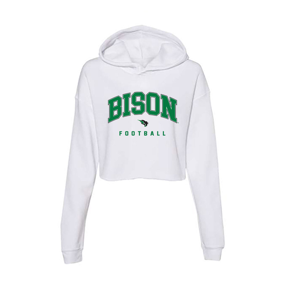 OKBU - NCAA Football : Sean Larry - Women's Crop Fleece Hoodie-0