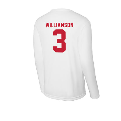 Miami of Ohio - NCAA Football : Darion Williamson - Activewear Long Sleeve T-Shirt-1