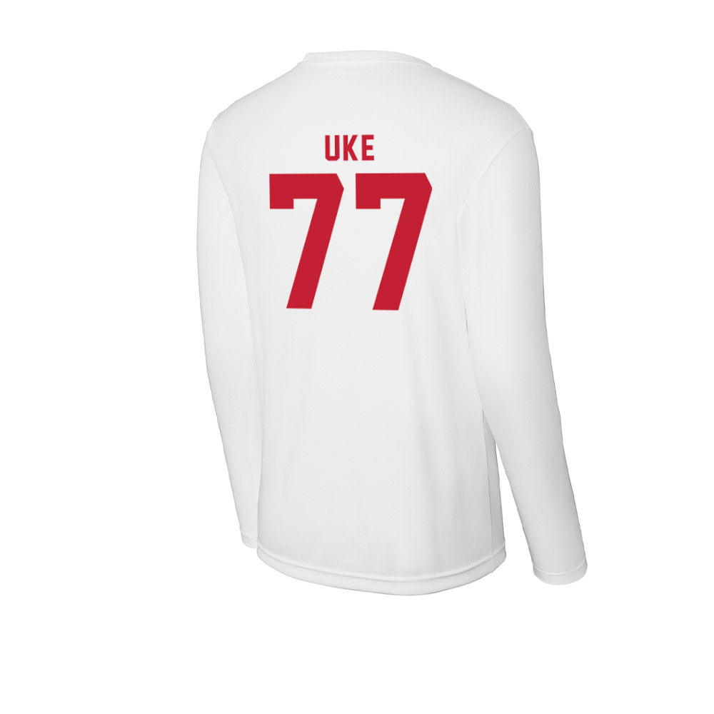 Miami of Ohio - NCAA Football : Austin Uke - Activewear Long Sleeve T-Shirt-1
