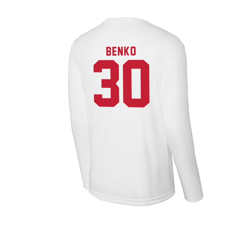 Miami of Ohio - NCAA Baseball : Troy Benko - Activewear Long Sleeve T-Shirt-1