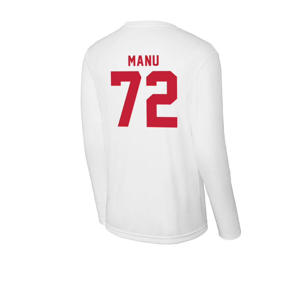 Miami of Ohio - NCAA Football : Kris Manu - Activewear Long Sleeve T-Shirt-1