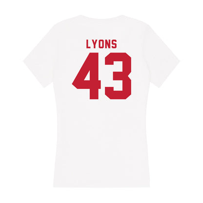 Miami of Ohio - NCAA Football : Grant Lyons - Women's V-Neck T-Shirt-1