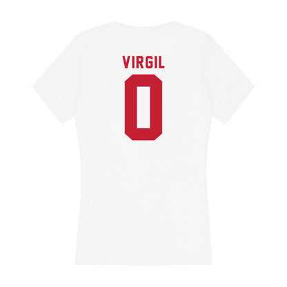 Miami of Ohio - NCAA Football : Reggie Virgil - Women's V-Neck T-Shirt-1