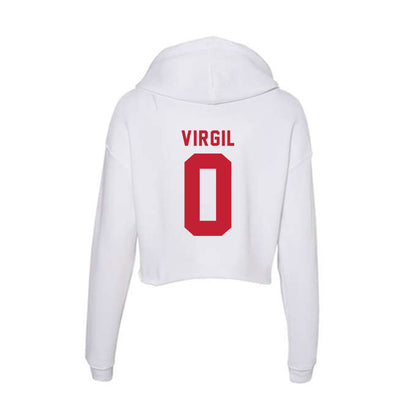 Miami of Ohio - NCAA Football : Reggie Virgil - Women's Crop Fleece Hoodie-1