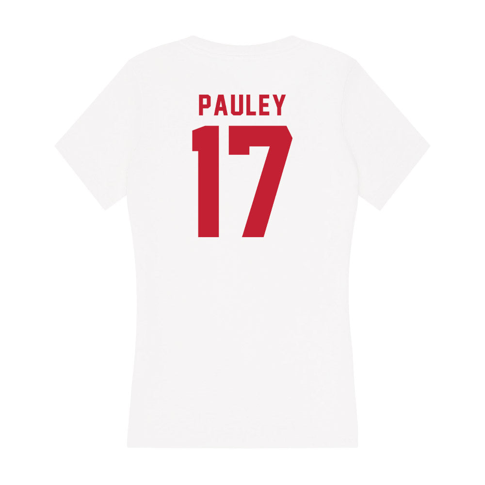 Miami of Ohio - NCAA Baseball : Cole Pauley - Women's V-Neck T-Shirt-1