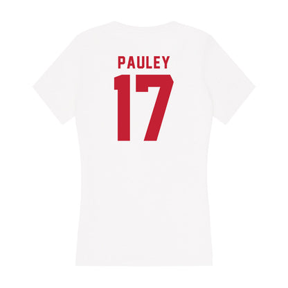 Miami of Ohio - NCAA Baseball : Cole Pauley - Women's V-Neck T-Shirt-1