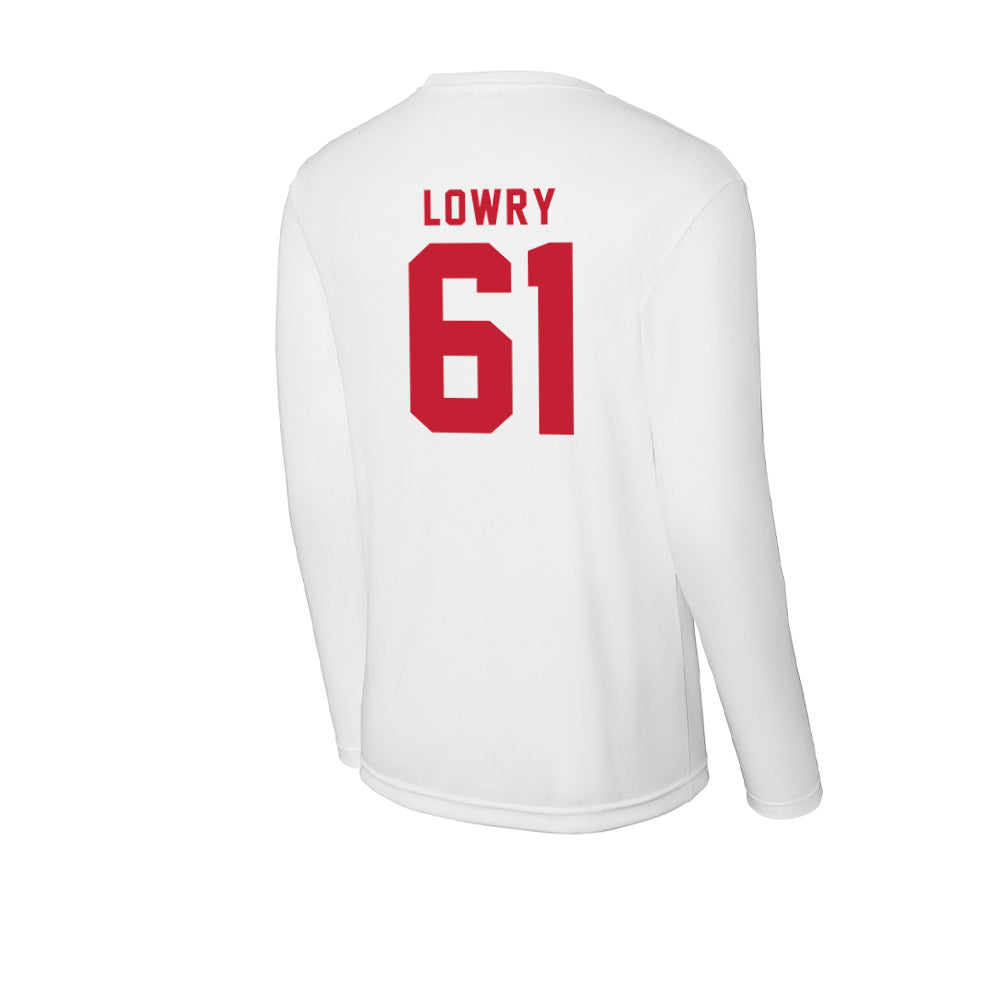Miami of Ohio - NCAA Football : Andrew Lowry - Activewear Long Sleeve T-Shirt-1