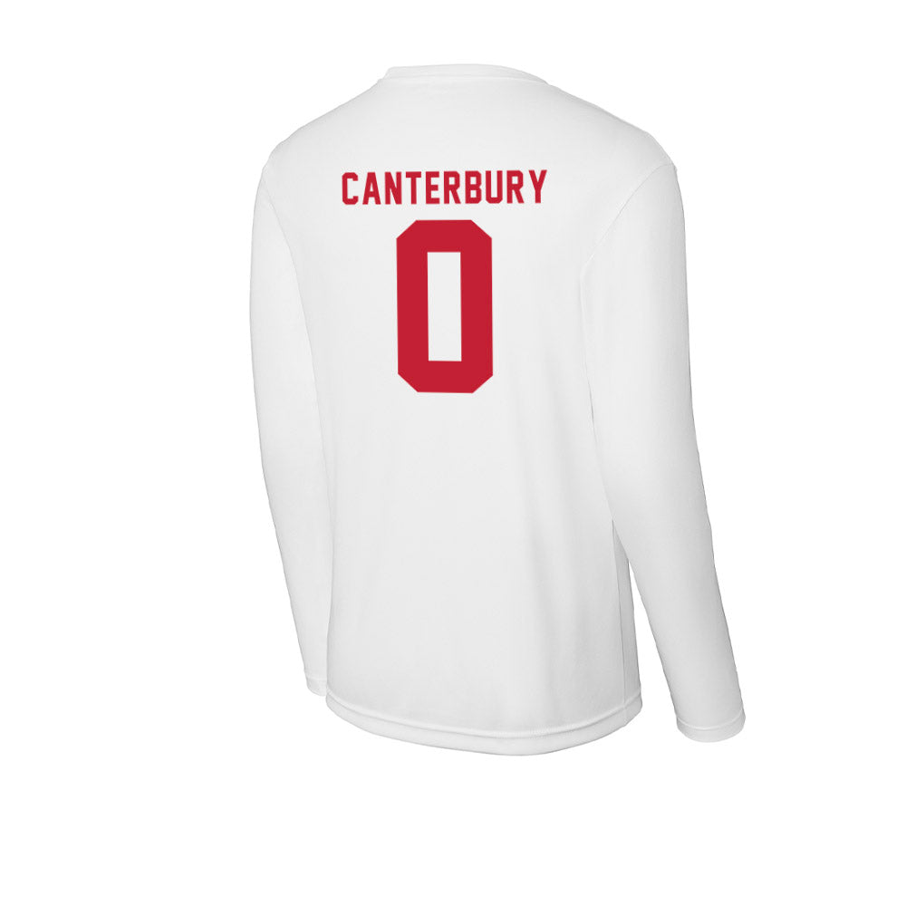 Miami of Ohio - NCAA Baseball : Colin Canterbury - Activewear Long Sleeve T-Shirt-1