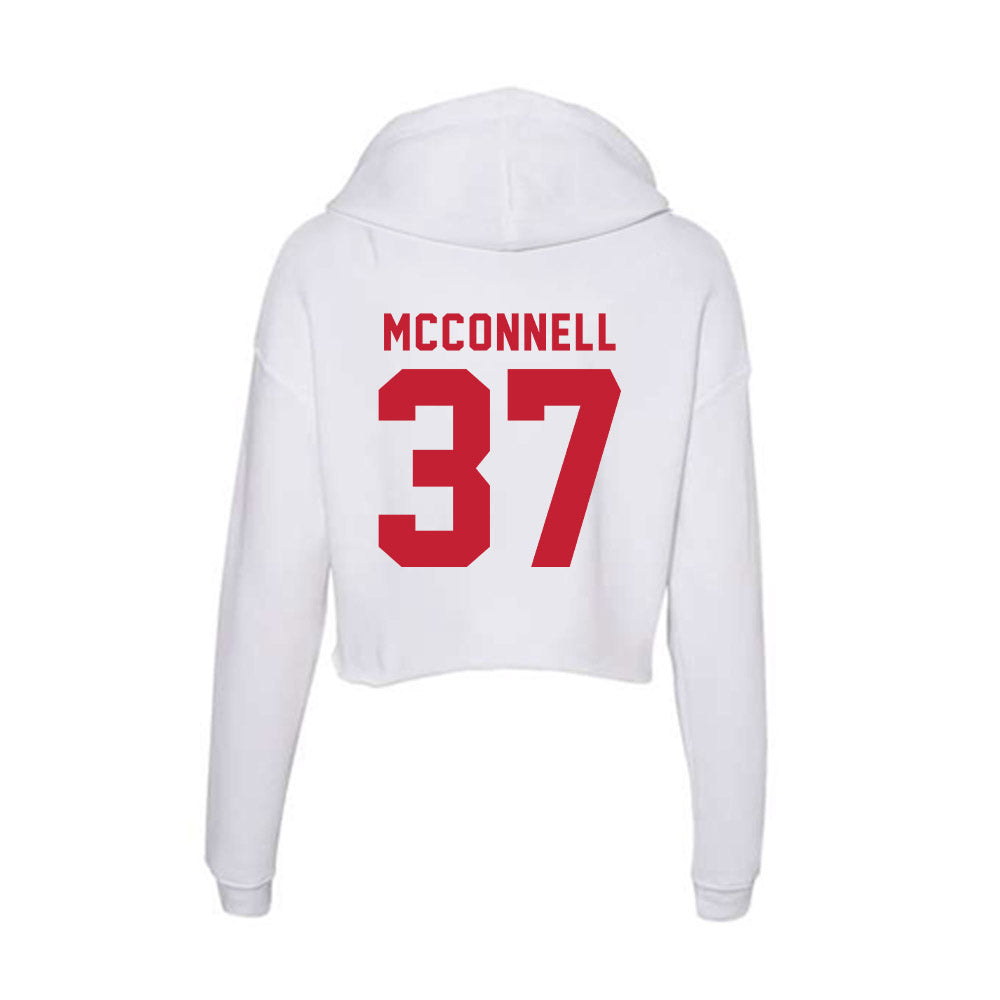 Miami of Ohio - NCAA Football : Vito McConnell - Women's Crop Fleece Hoodie-1