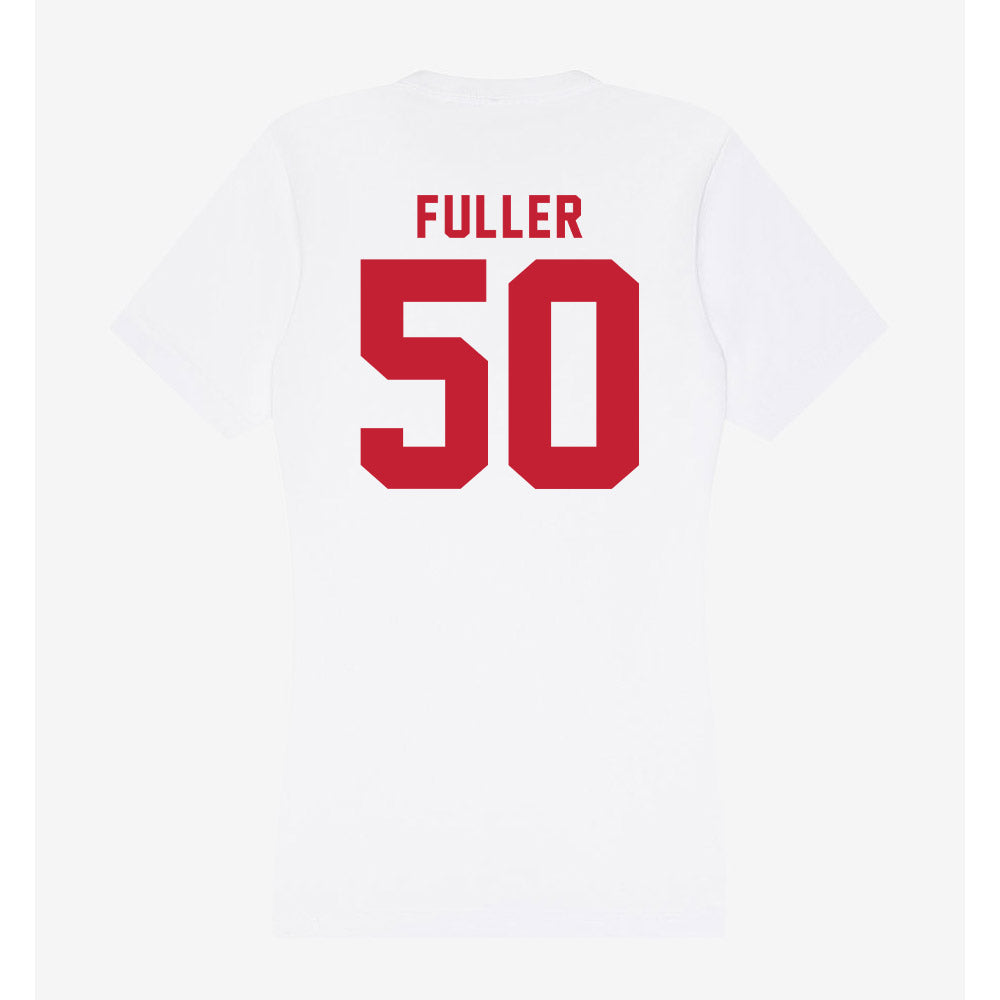 Miami of Ohio - NCAA Football : Jayden Fuller - Women's V-Neck T-Shirt-1