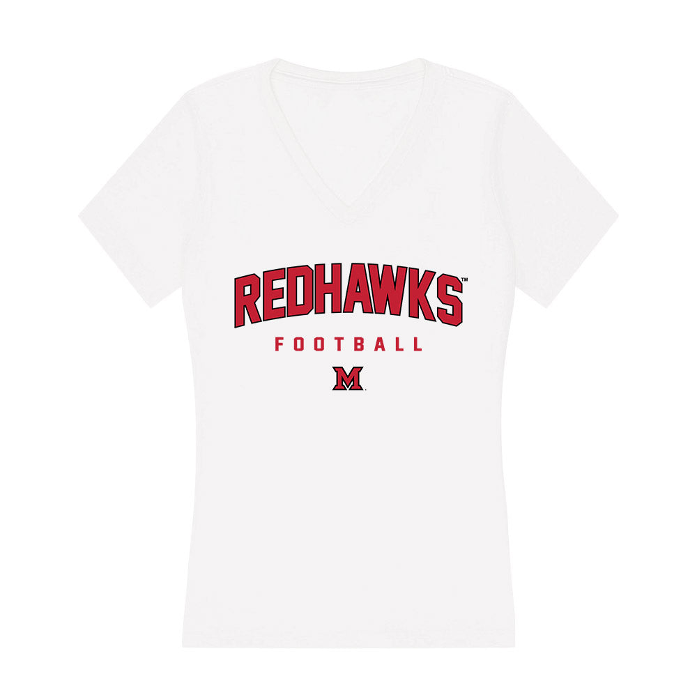Miami of Ohio - NCAA Football : Kam Perry - Women's V-Neck T-Shirt-0