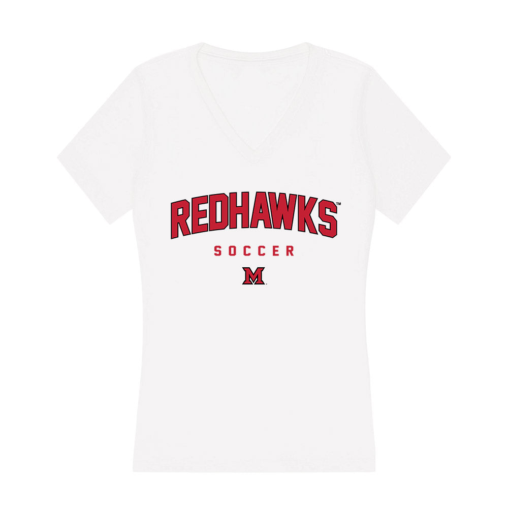 Miami of Ohio - NCAA Women's Soccer : Ava Boyd - Women's V-Neck T-Shirt-0