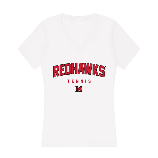  - NCAA Women's Tennis : Lauren Joyce - Women's V-Neck T-Shirt-0