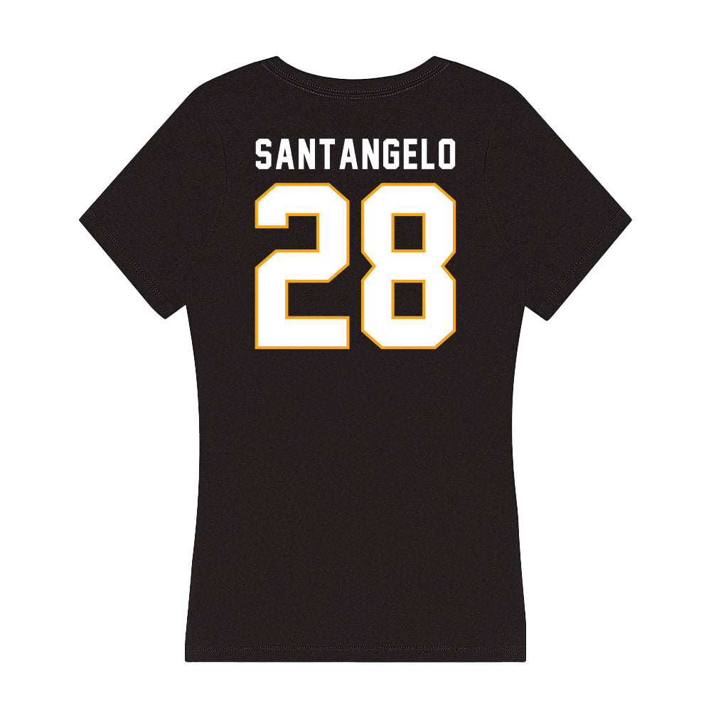 VCU - NCAA Women's Soccer : Natalia Santangelo - Women's V-Neck T-Shirt-1