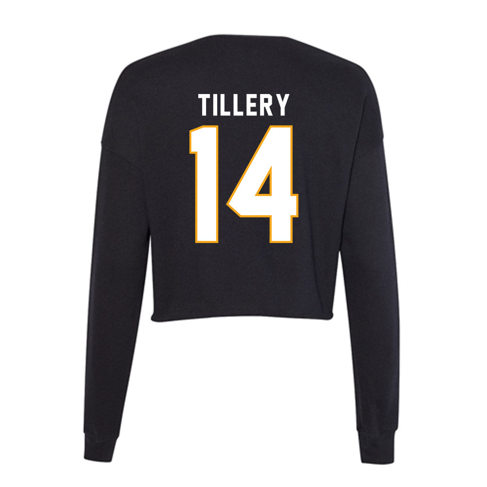 VCU - NCAA Men's Basketball : Jordan Tillery - Women's Cropped Crew Fleece-1