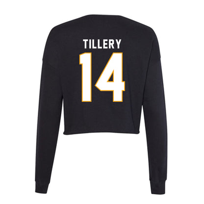 VCU - NCAA Men's Basketball : Jordan Tillery - Women's Cropped Crew Fleece-1