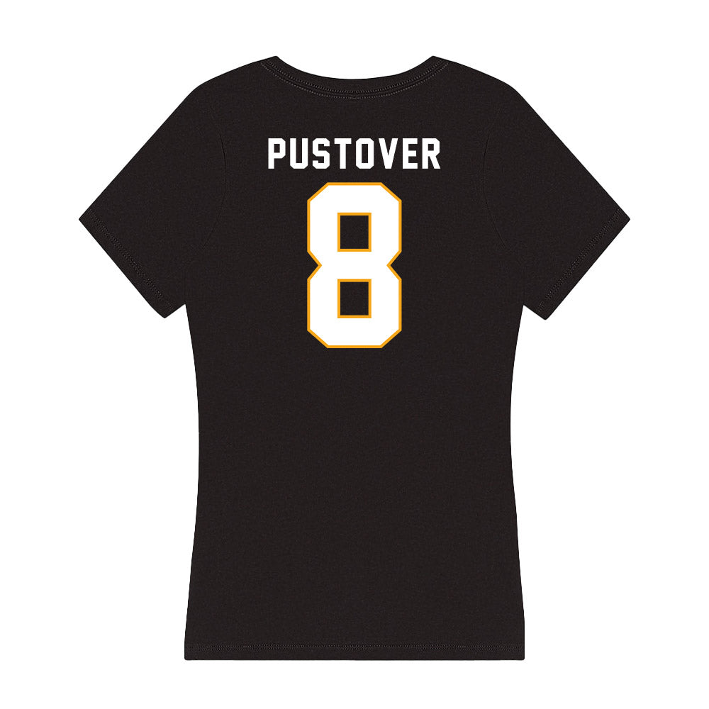 VCU - NCAA Women's Soccer : Ava Pustover - Women's V-Neck T-Shirt-1