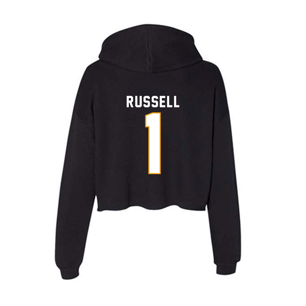 VCU - NCAA Men's Basketball : Phillip Russell - Women's Crop Fleece Hoodie-1