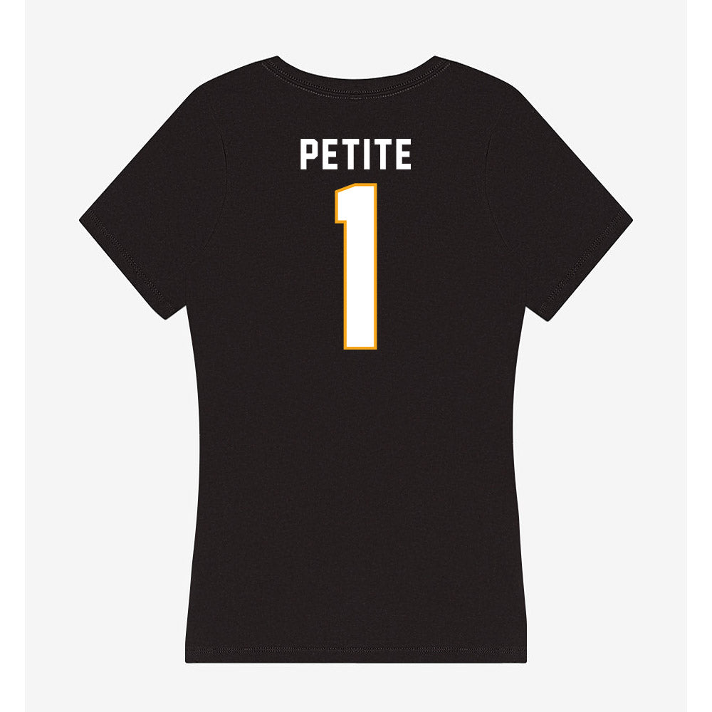 VCU - NCAA Baseball : Michael Petite - Women's V-Neck T-Shirt-1