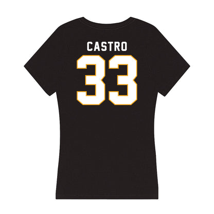 VCU - NCAA Women's Soccer : Stella Castro - Women's V-Neck T-Shirt-1