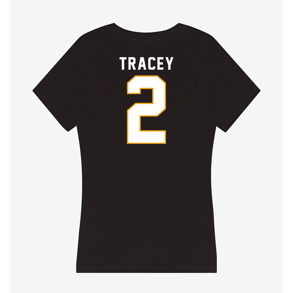 VCU - NCAA Men's Basketball : Jadrian Tracey - Women's V-Neck T-Shirt-1