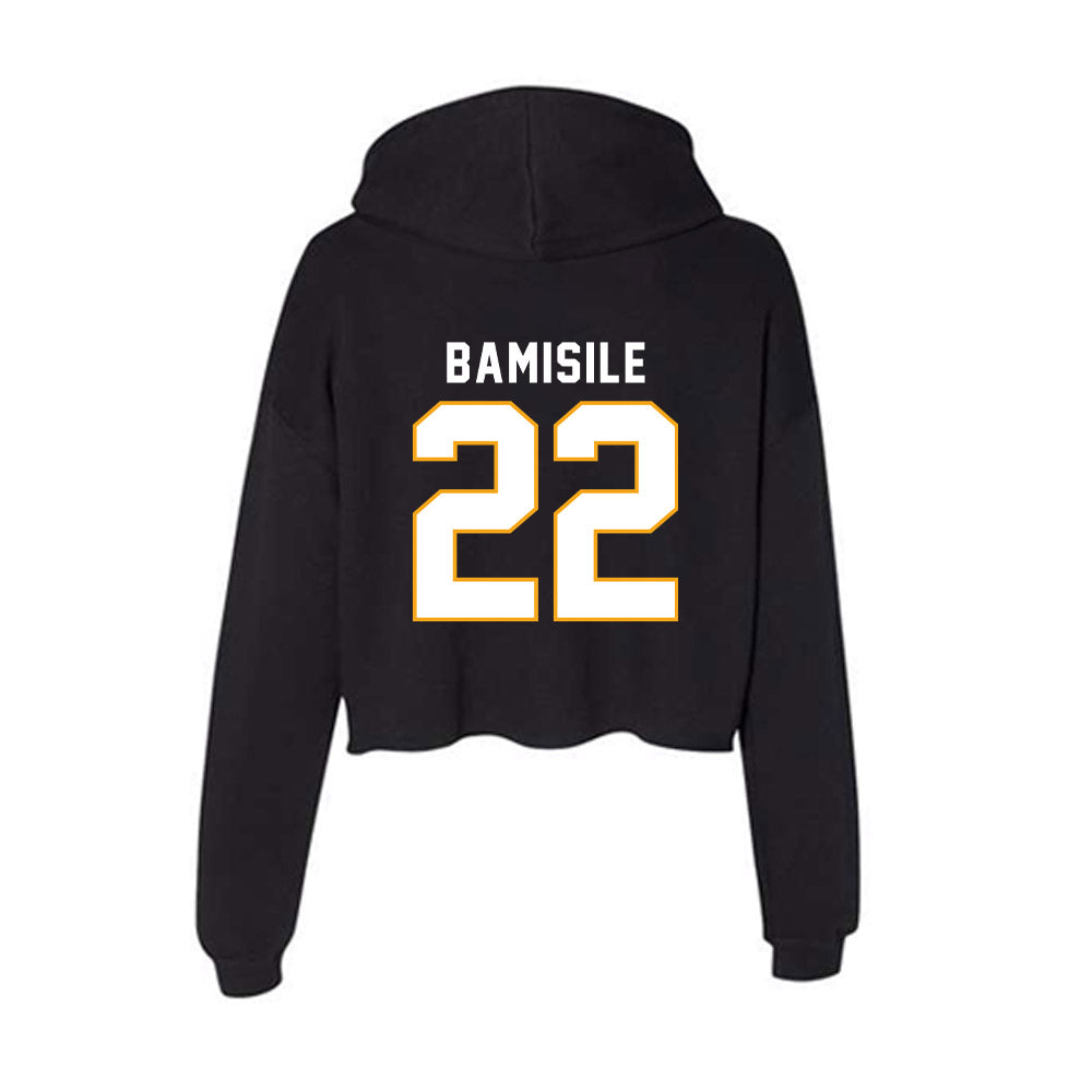 VCU - NCAA Men's Basketball : Joseph Bamisile - Women's Crop Fleece Hoodie-1