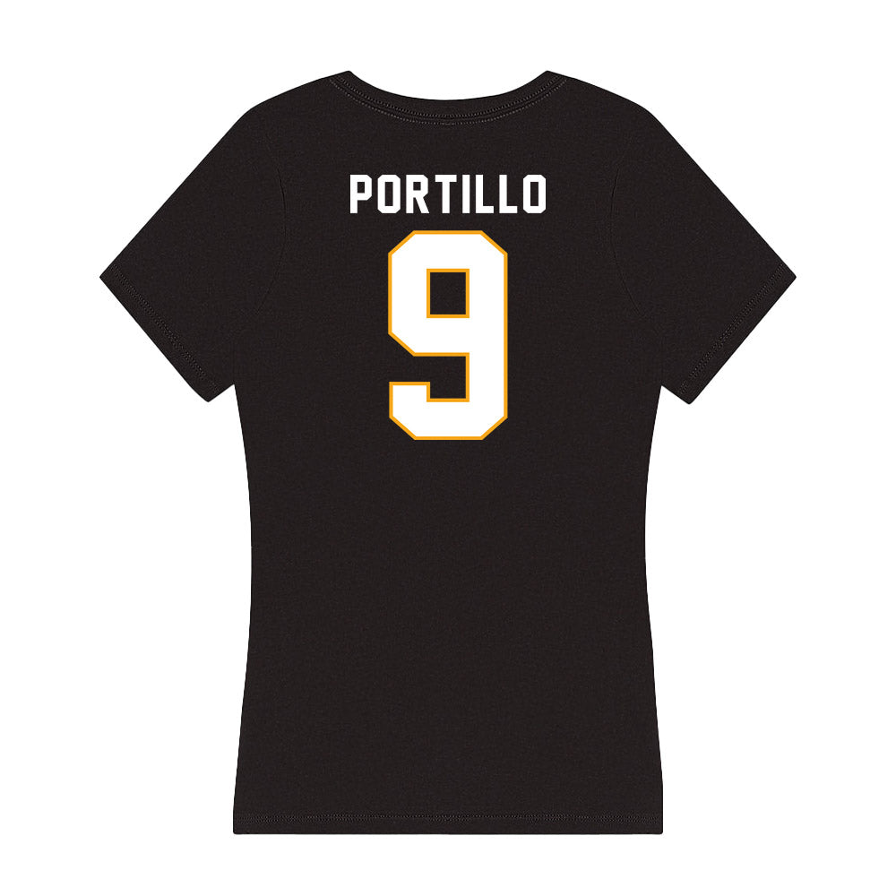 VCU - NCAA Women's Volleyball : Julieta Portillo - Women's V-Neck T-Shirt-1