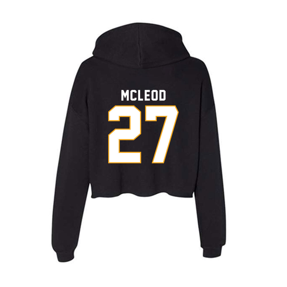 VCU - NCAA Men's Soccer : Scott McLeod - Women's Crop Fleece Hoodie-1