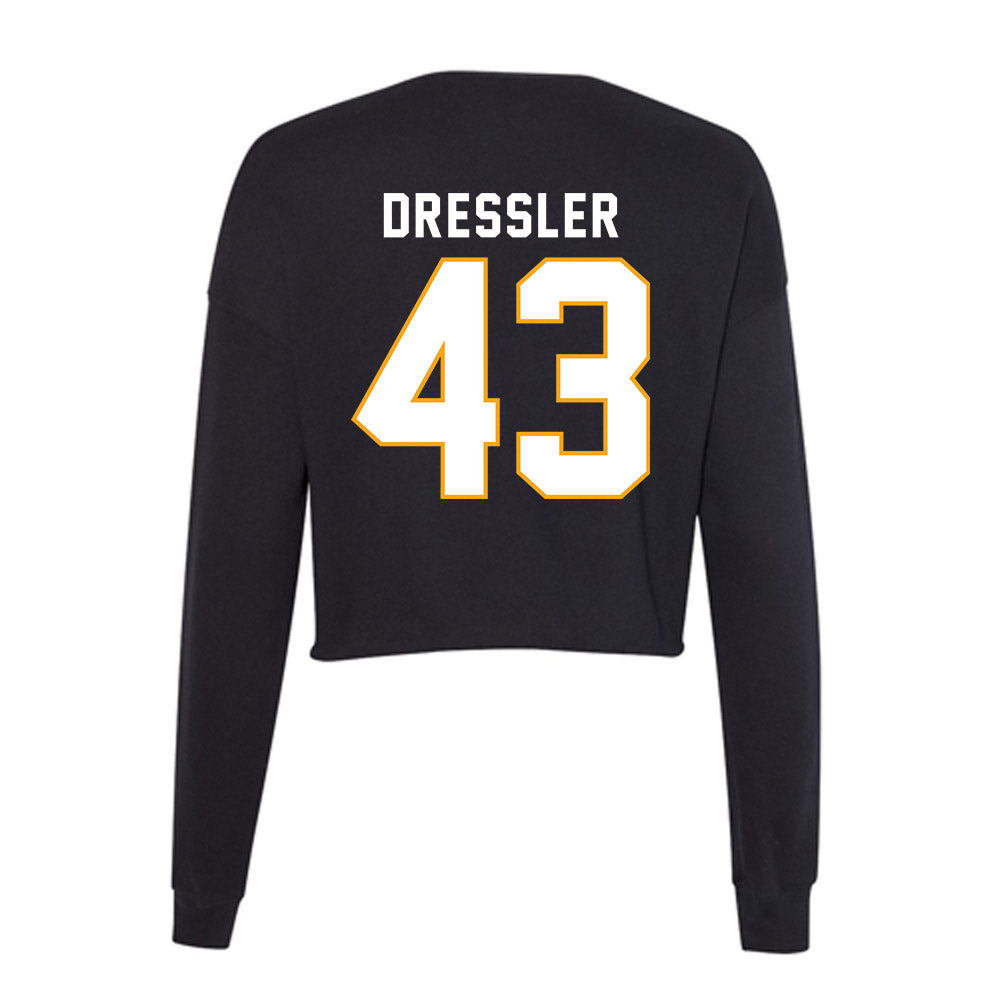 VCU - NCAA Baseball : Cade Dressler - Women's Cropped Crew Fleece-1