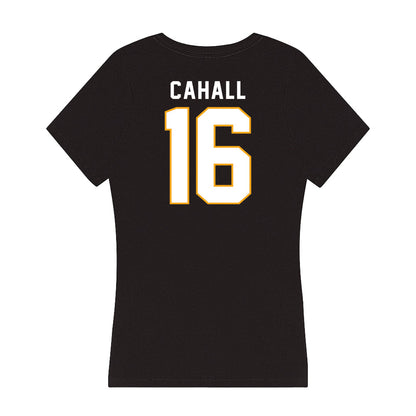 VCU - NCAA Women's Soccer : Isabella Cahall - Women's V-Neck T-Shirt-1