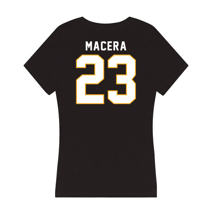 VCU - NCAA Women's Field Hockey : Morena Macera - Women's V-Neck T-Shirt-1