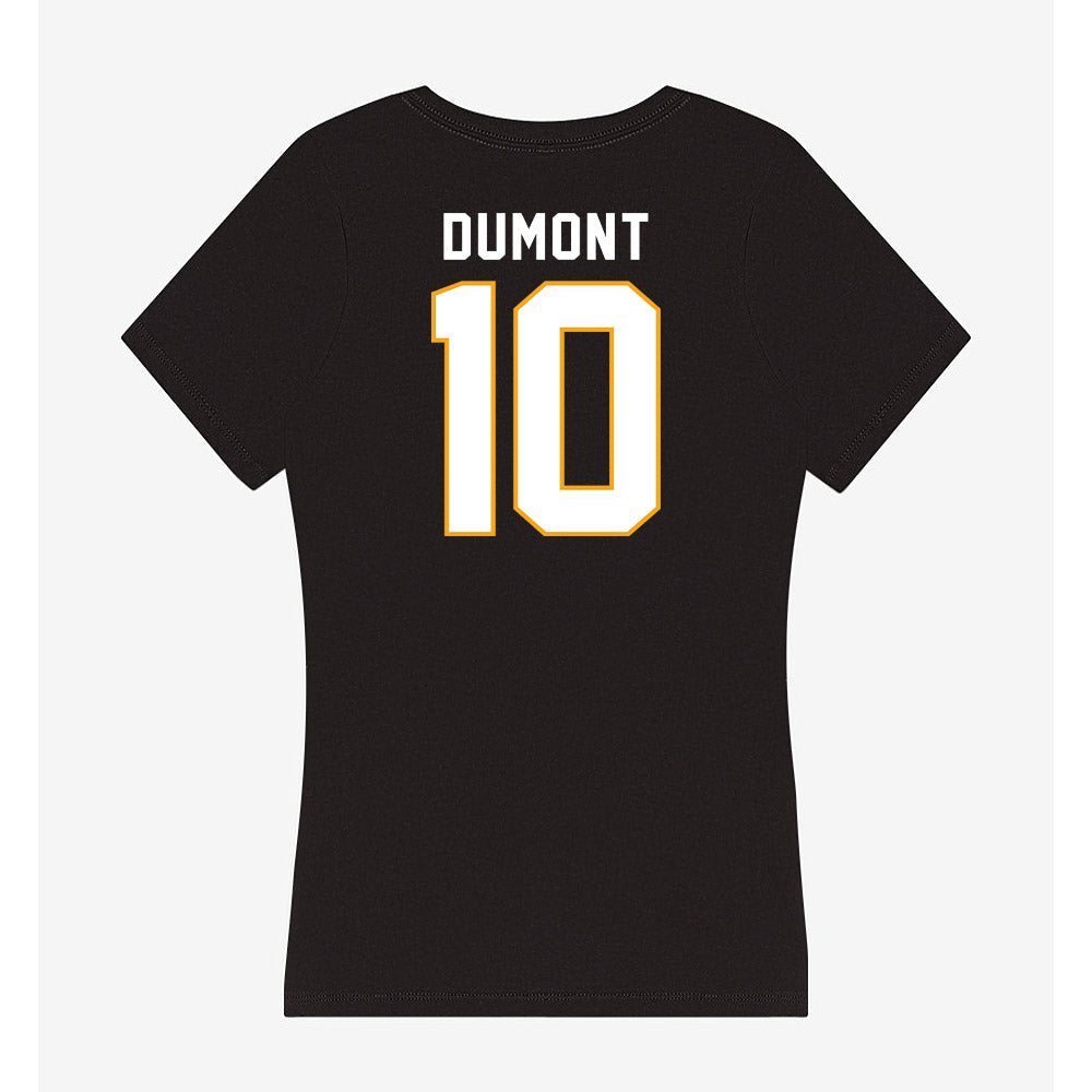 VCU - NCAA Men's Basketball : Jordann Dumont - Women's V-Neck T-Shirt-1