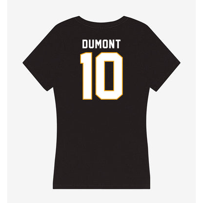 VCU - NCAA Men's Basketball : Jordann Dumont - Women's V-Neck T-Shirt-1