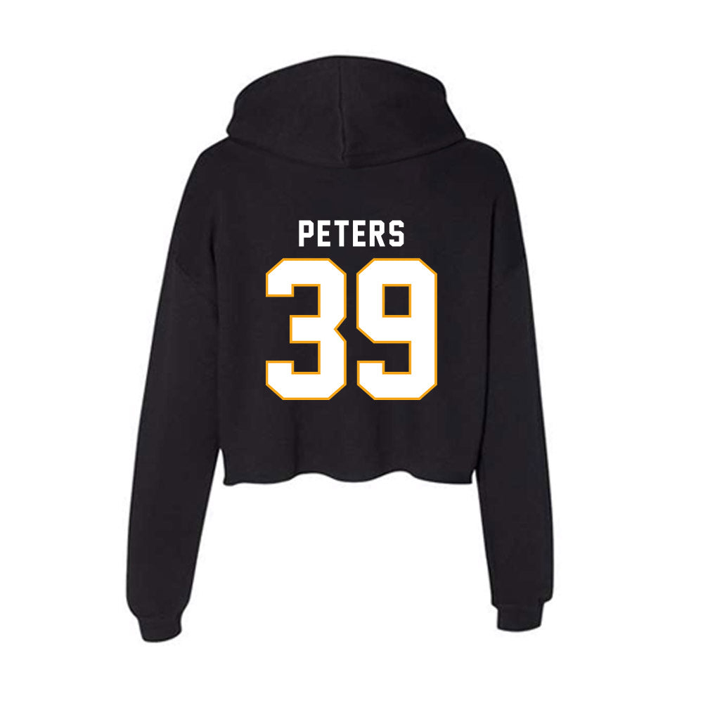 VCU - NCAA Baseball : Zachary Peters - Women's Crop Fleece Hoodie-1