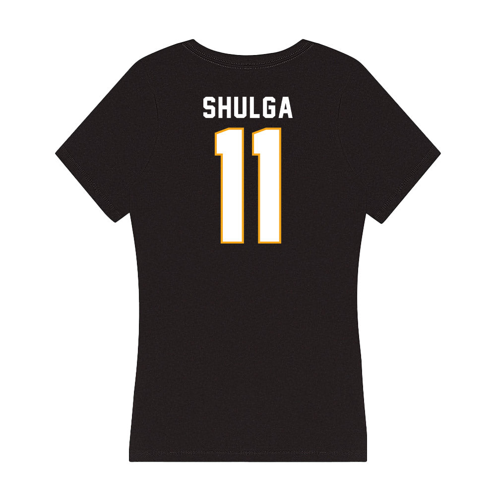 VCU - NCAA Men's Basketball : Max Shulga - Women's V-Neck T-Shirt-1