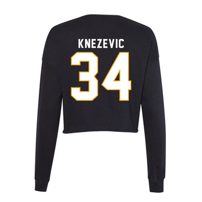 VCU - NCAA Women's Basketball : KATARINA KNEZEVIC - Women's Cropped Crew Fleece-1